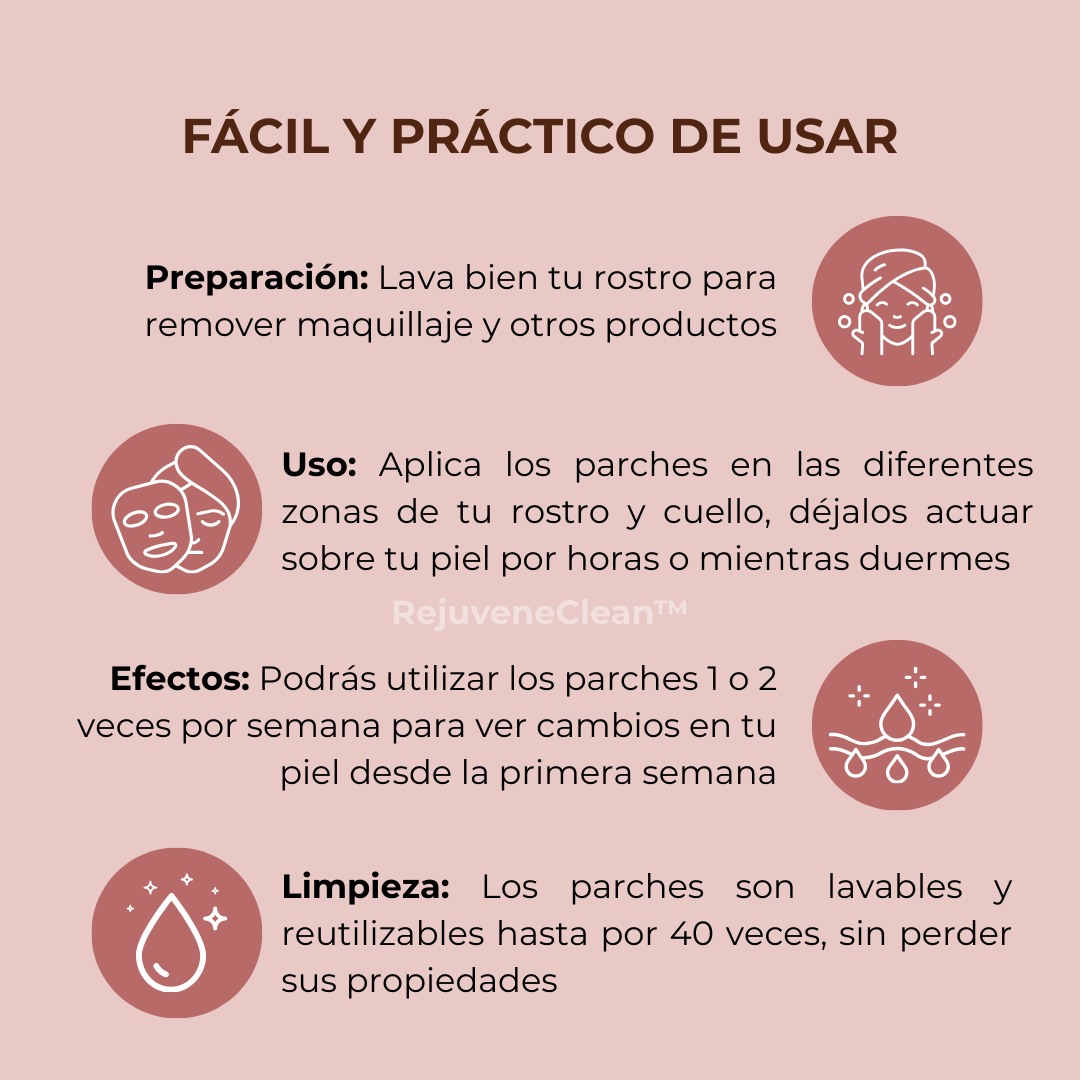 RejuveneClean: Parches Antiarrugas Reutilizables