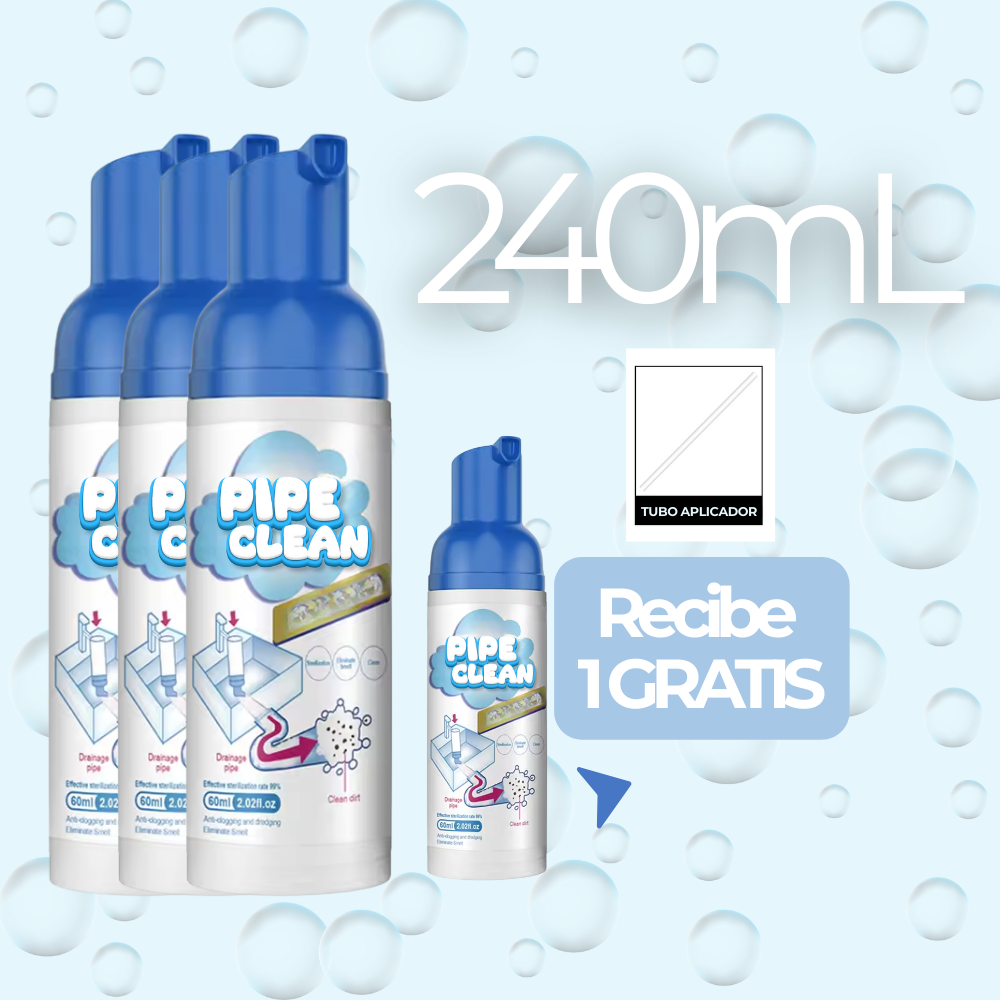 PipeClean | Espuma limpiadora de tuberías