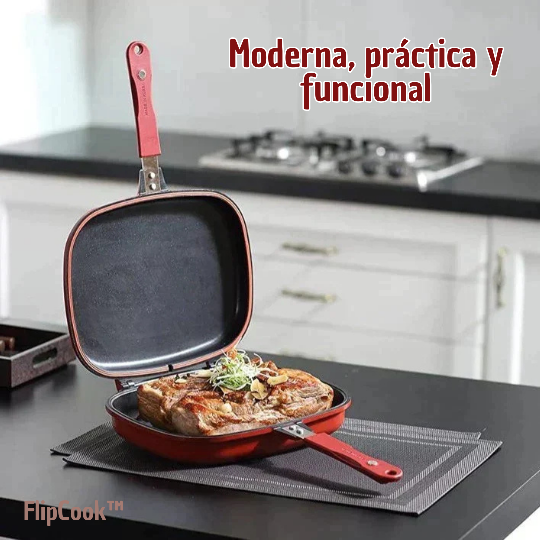 FlipCook: Sartén Reversible Multifunción
