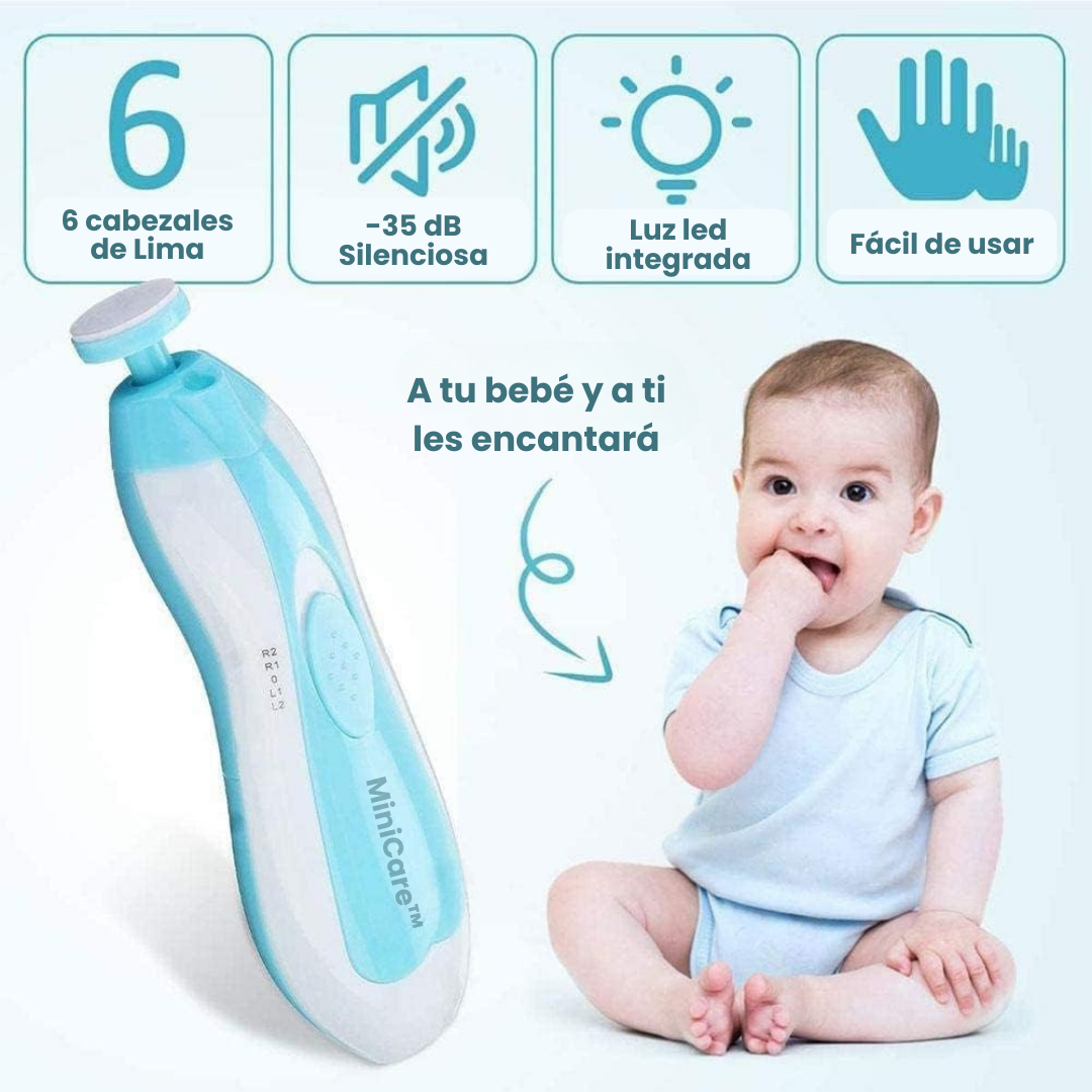 MiniCare: Lima eléctrica 6 en 1 Segura para Bebés