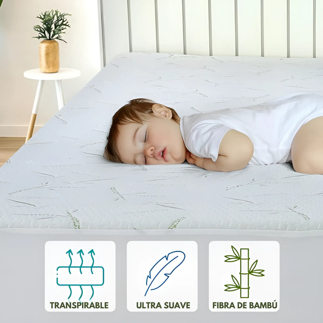 BambuGuard – Protector de Colchón Impermeable, Antiácaros y Transpirable