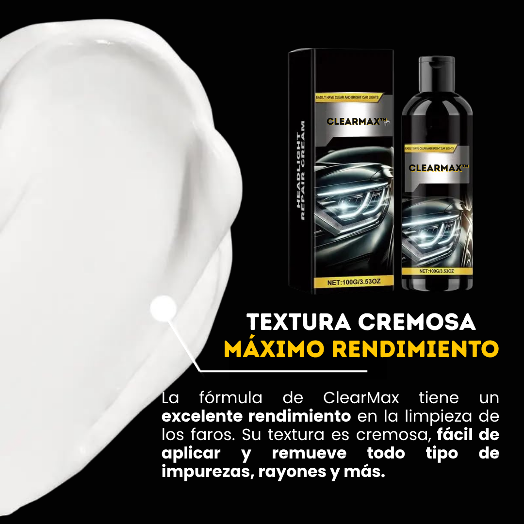 ClearMax| Crema Pulidora y Restauradora de Faros