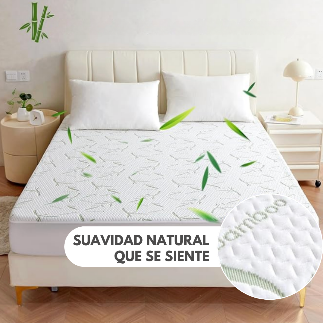 BambuGuard – Protector de Colchón Impermeable, Antiácaros y Transpirable