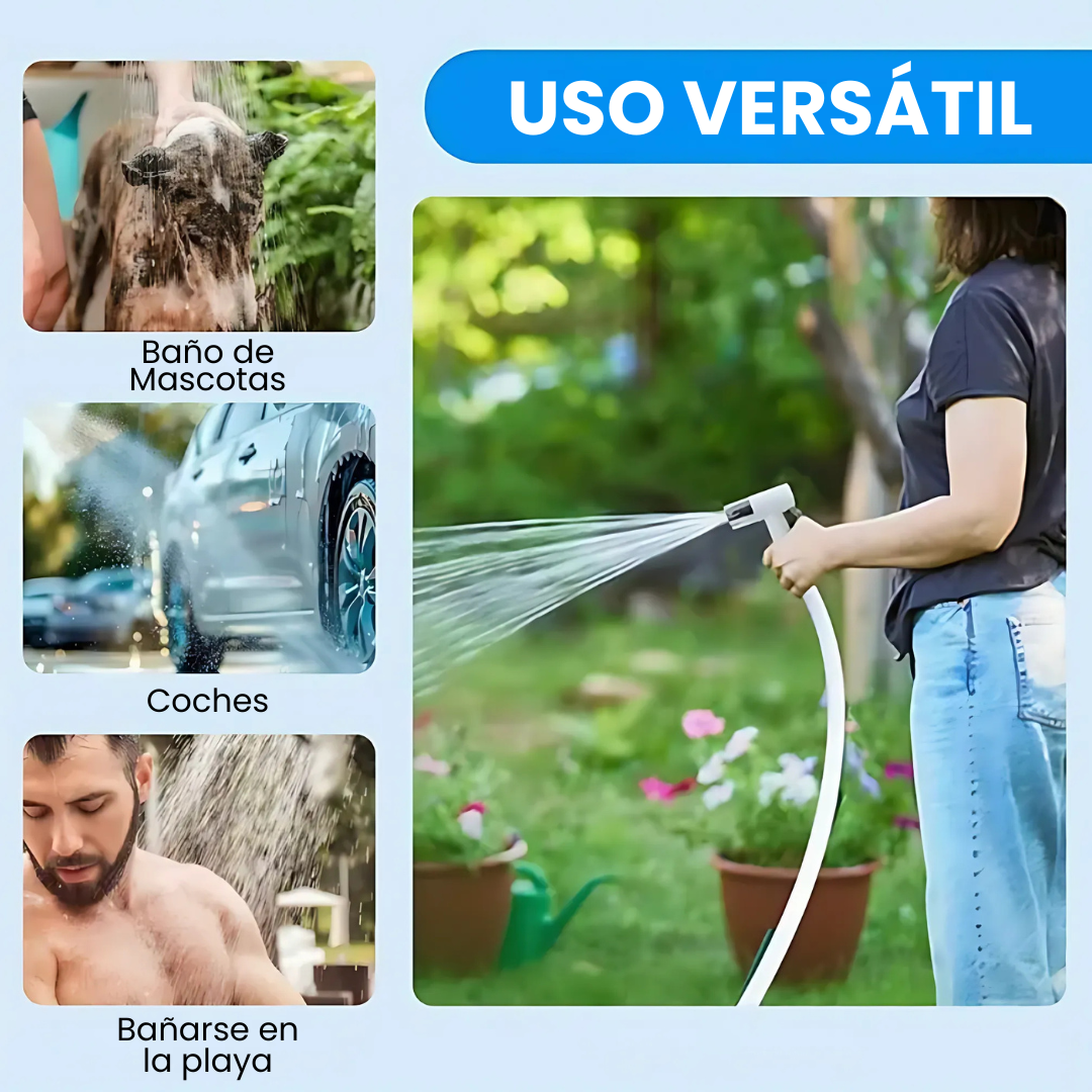 EasyShower: Ducha portátil recargable