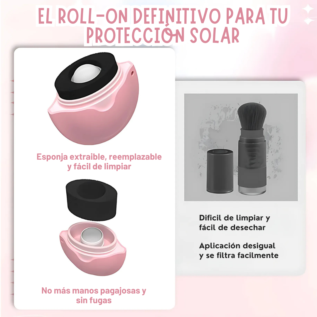 SunRoll: Aplicador de crema solar Roll-On
