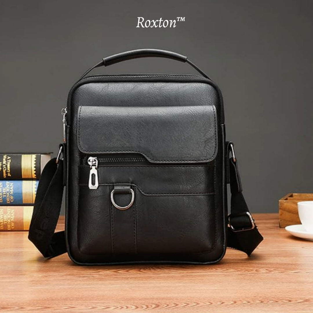 Roxton™: Bandolera de cuero para hombre