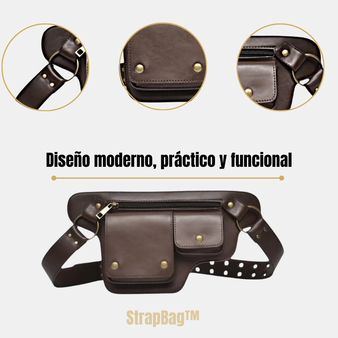 StrapBag: Cartuchera Ajustable de Piel