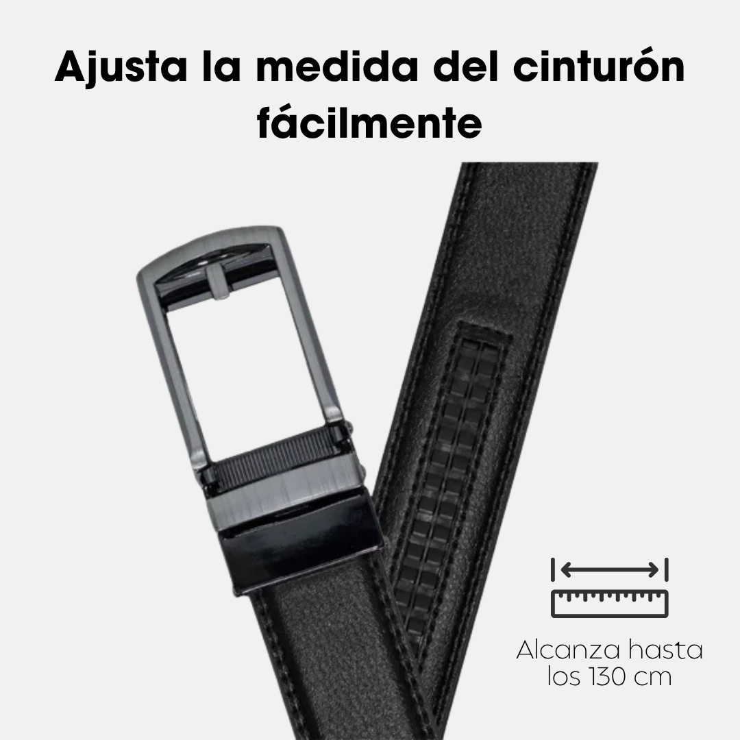 Vittelo| Cinturón ajustable de Cuero Genuino