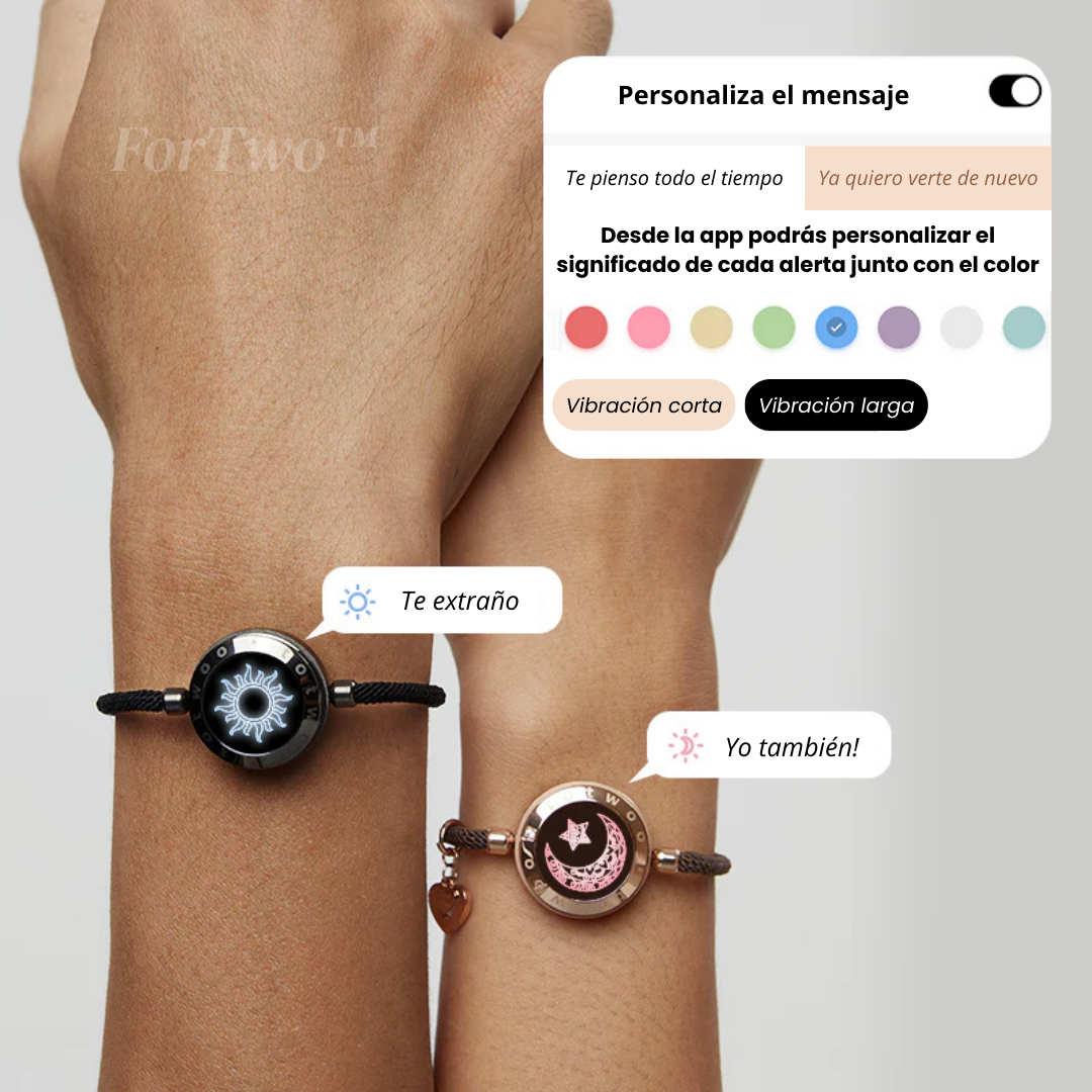 ForTwo: Pulseras de Conexión Táctiles