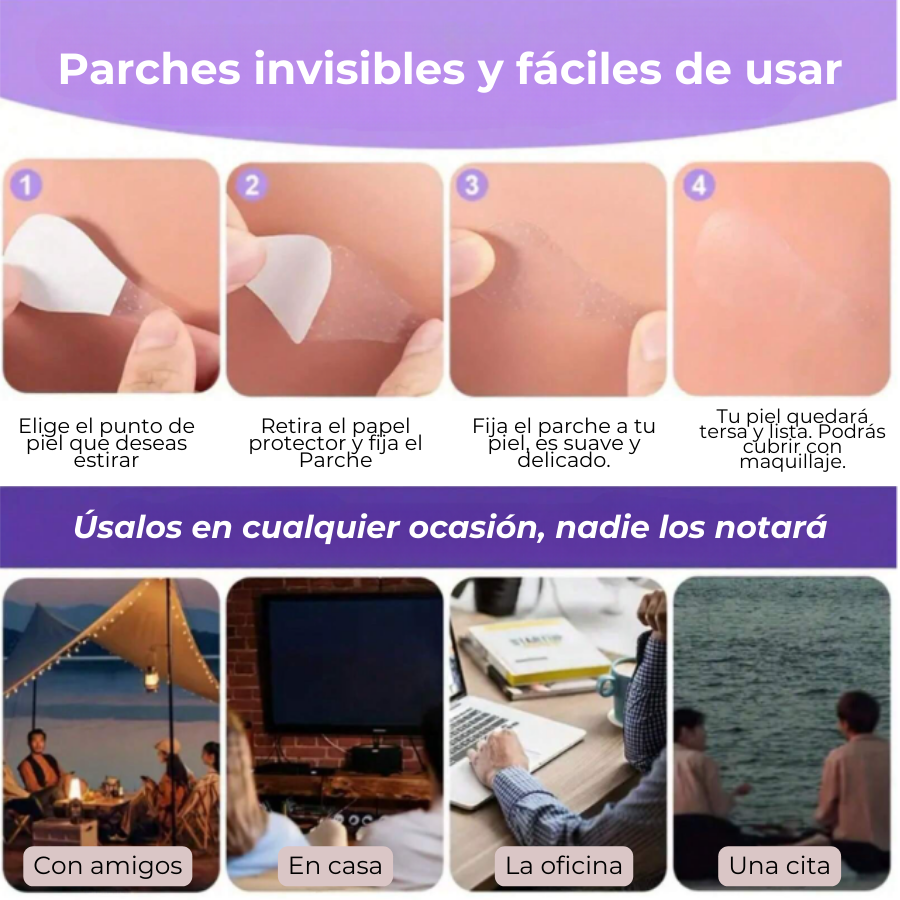 Parches Invisibles Lifting Facial