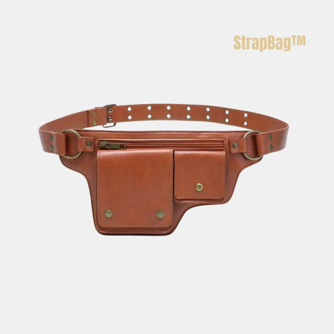 StrapBag: Cartuchera Ajustable de Piel