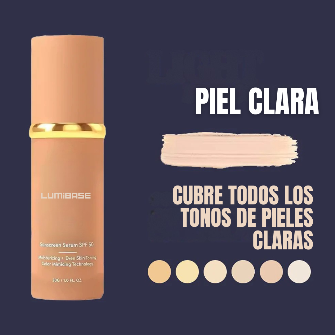 LumiBase™ | Base de maquillaje con protección solar UV
