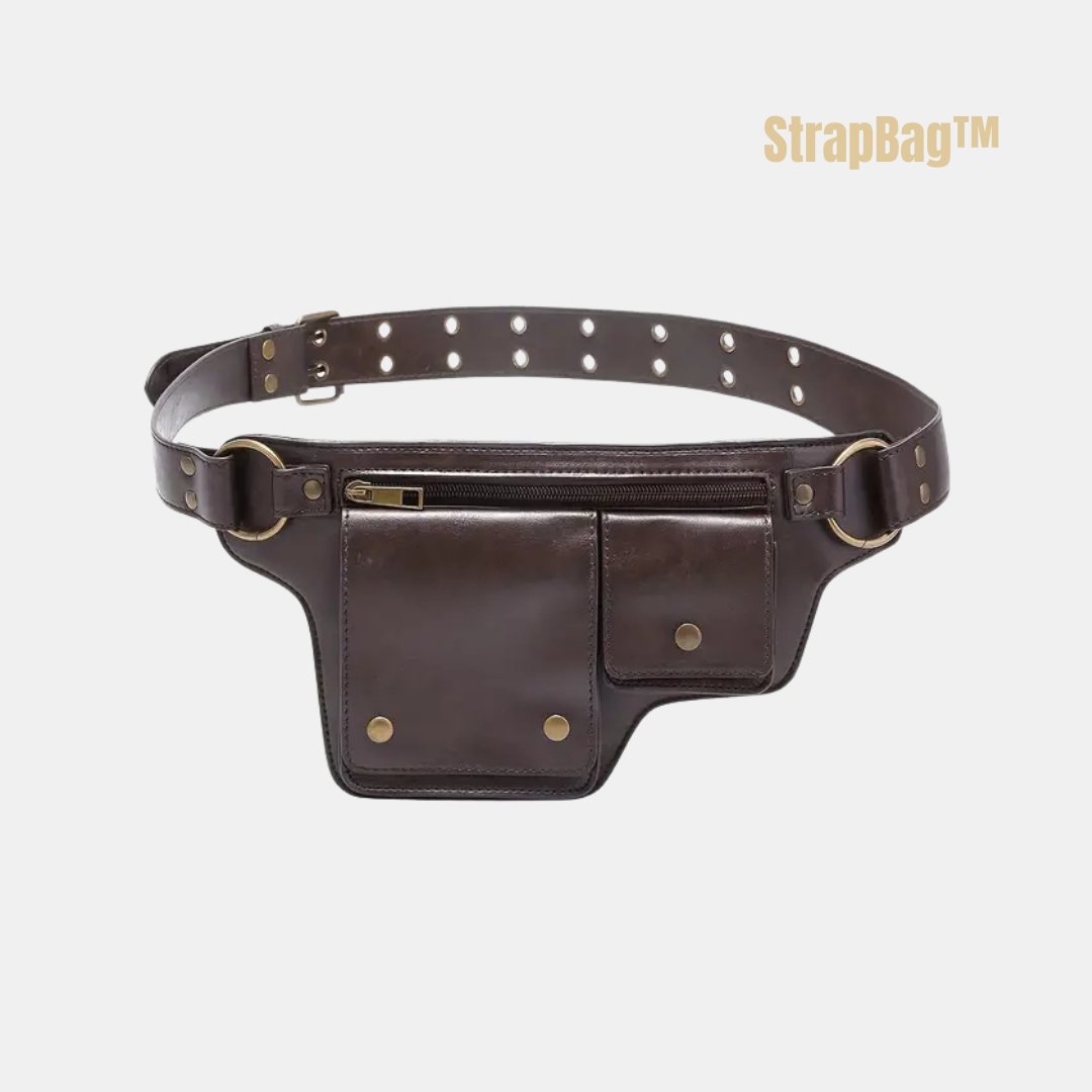 StrapBag: Cartuchera Ajustable de Piel