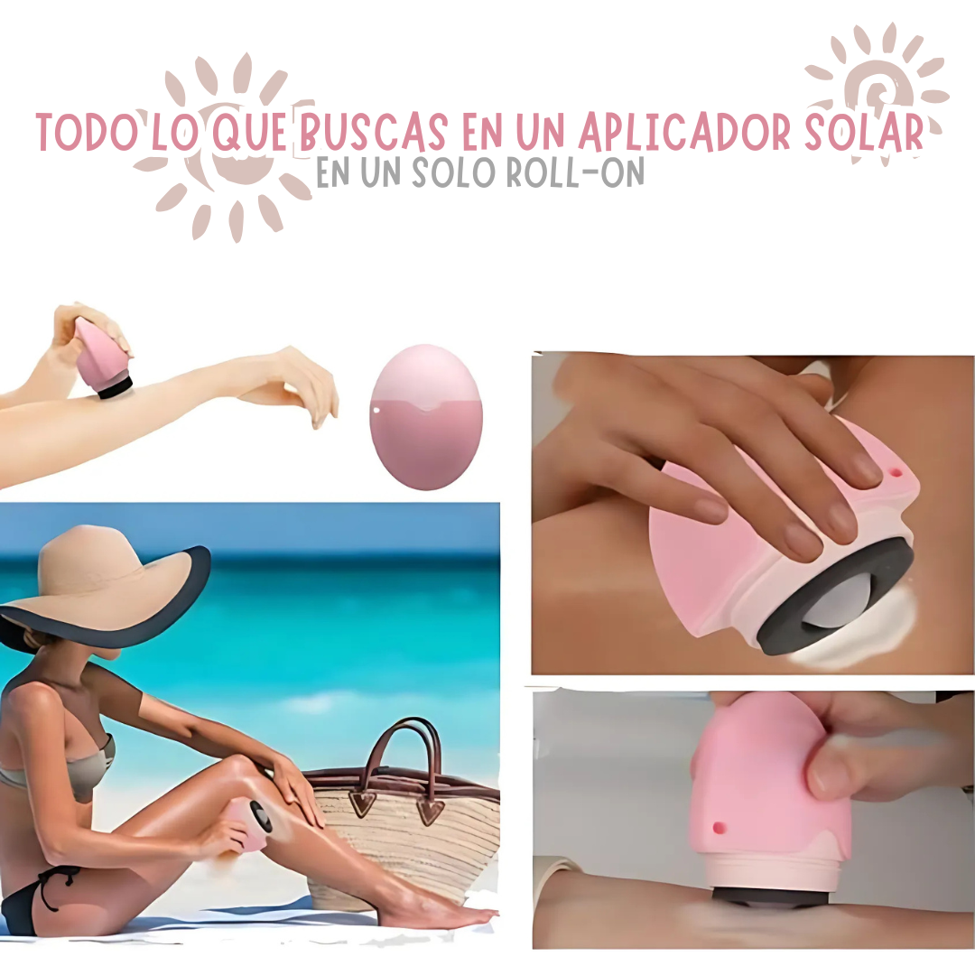 SunRoll: Aplicador de crema solar Roll-On