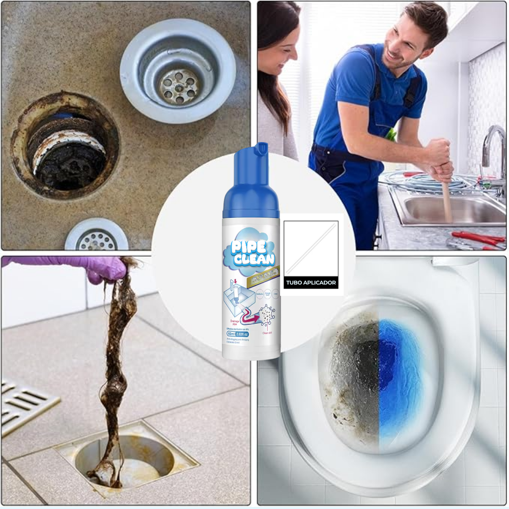 PipeClean | Espuma limpiadora de tuberías