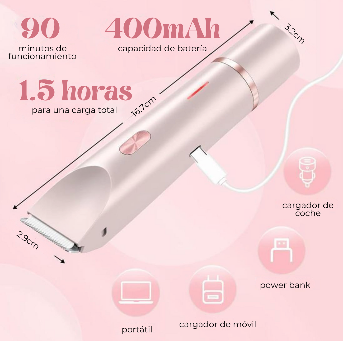 SilkyDuo l Rasuradora 2 en 1 para cuerpo y rostro