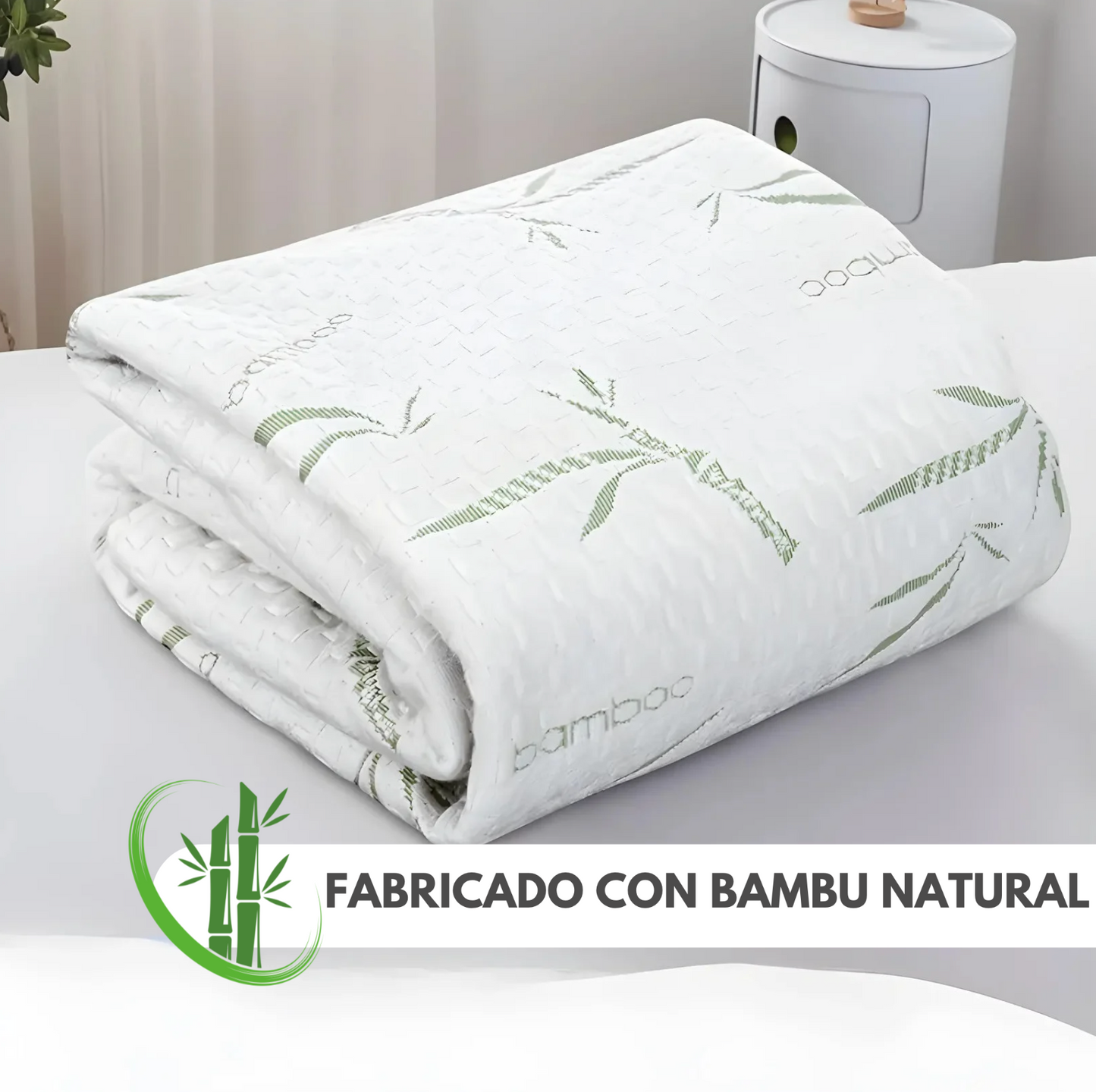 BambuGuard – Protector de Colchón Impermeable, Antiácaros y Transpirable
