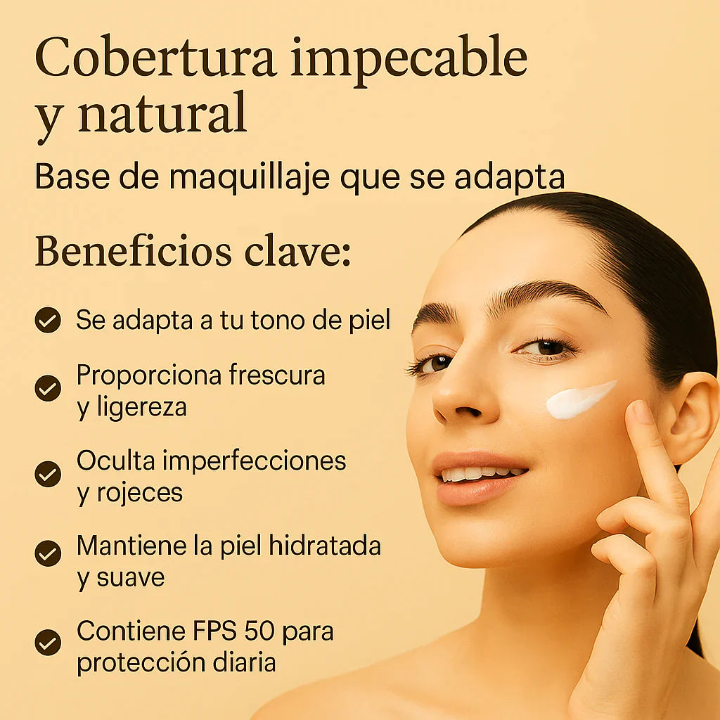 LumiBase™ | Base de maquillaje con protección solar UV