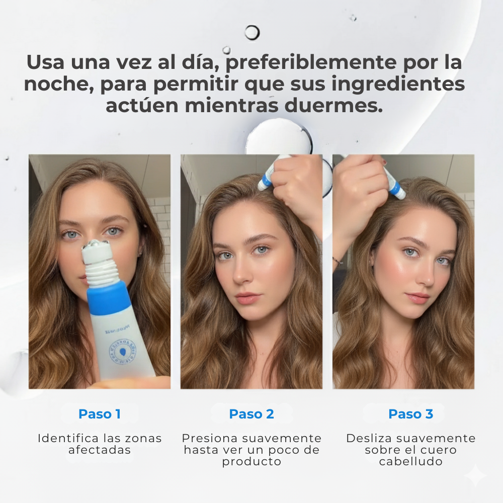 DermaHair: Serum Roll-on para crecimiento del cabello