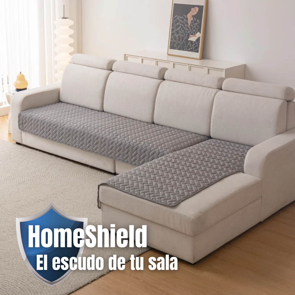 HomeShield™ – Protector Impermeable y Antipelos para Sofá