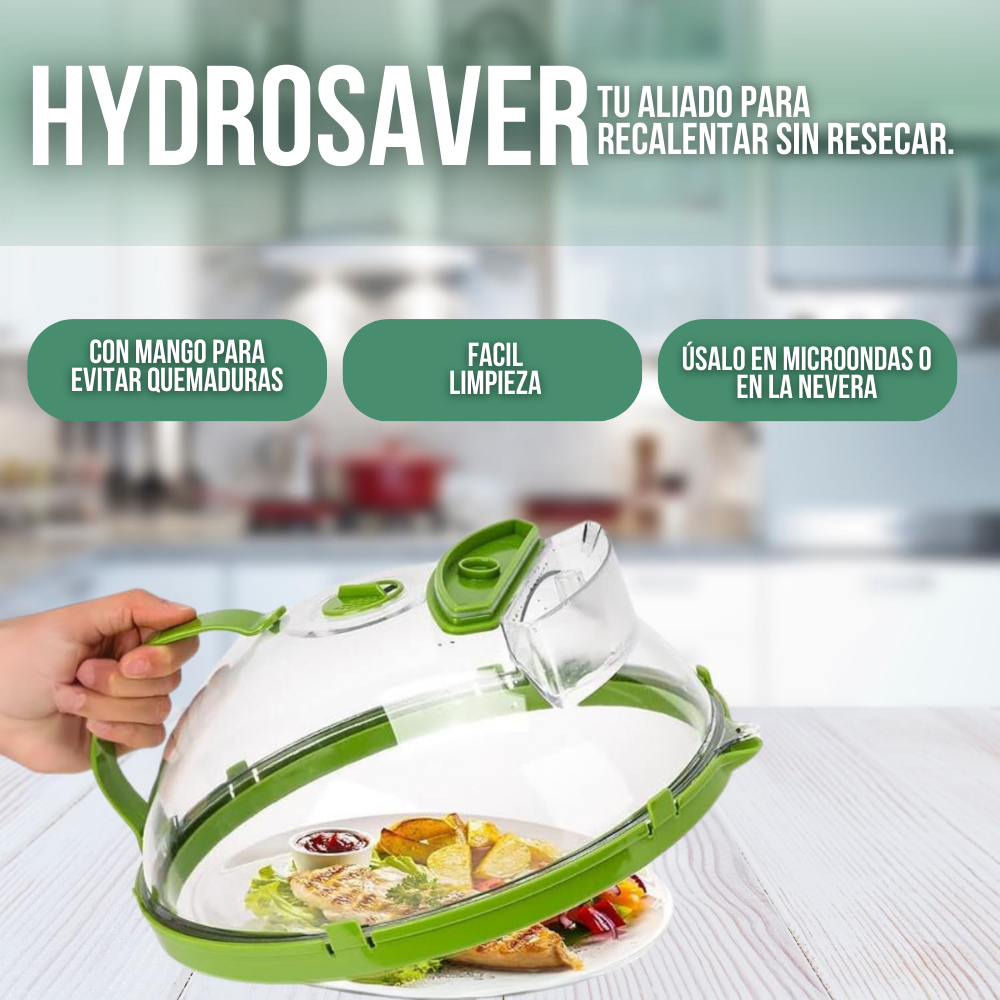 HydroSaver | Cubierta de microondas conservadora de sabor