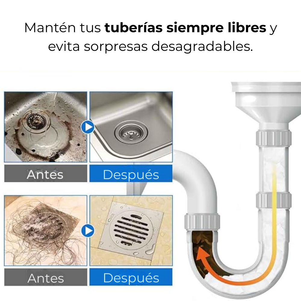 PipeClean | Espuma limpiadora de tuberías