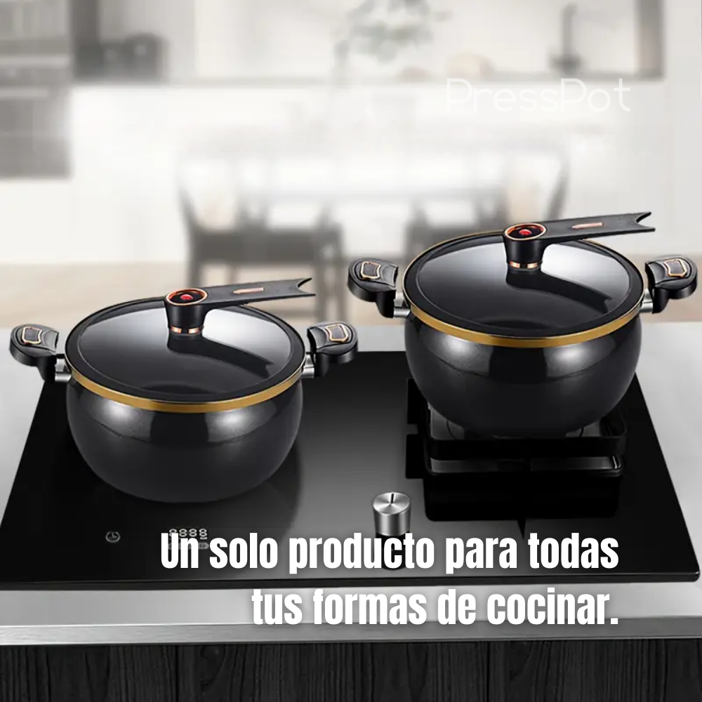 PressPot: Olla antiadherente multifunción de micropresión