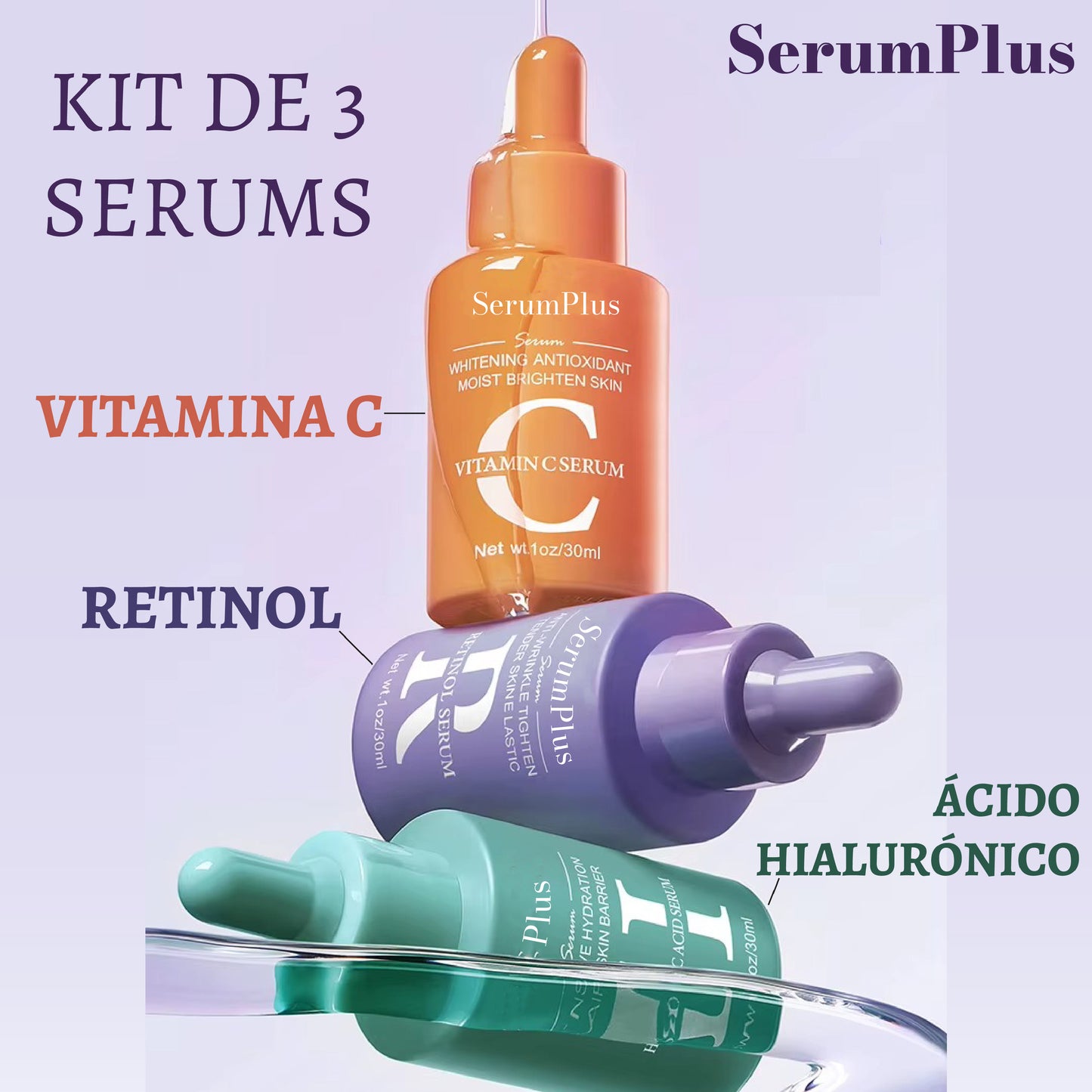 SerumPlus | Tratamiento antiedad de serums combinables