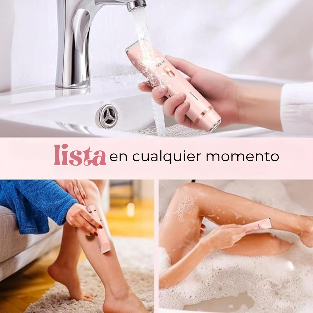 SilkyDuo l Rasuradora 2 en 1 para cuerpo y rostro