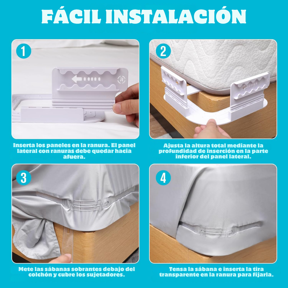 BedFix | Sistema de antideslizamiento para sábanas