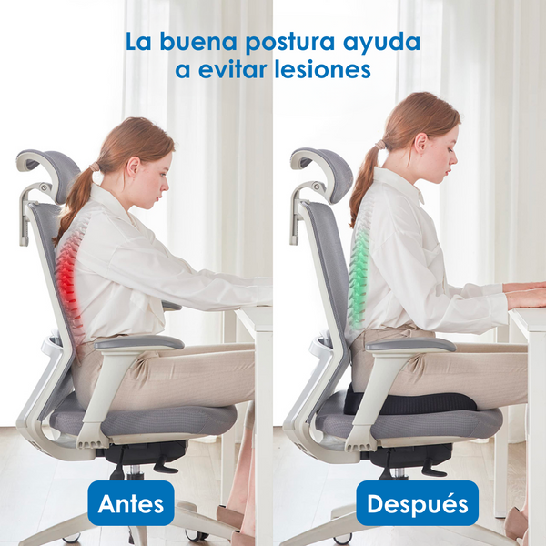 SpineAlign Cojín asiento ortopédico