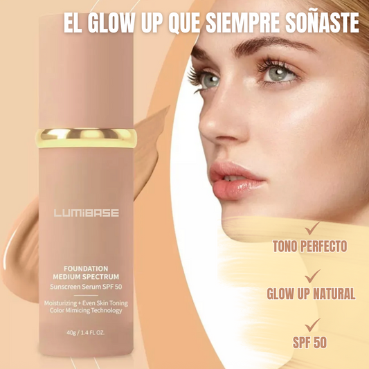 LumiBase™ | Base de maquillaje con protección solar UV