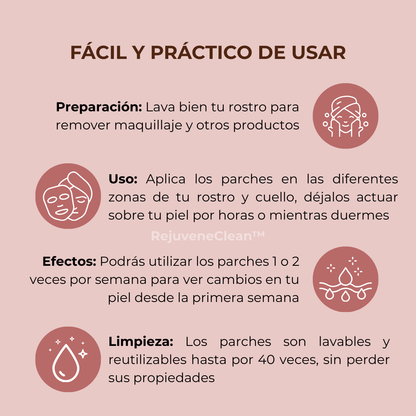 RejuveneClean: Parches Antiarrugas Reutilizables