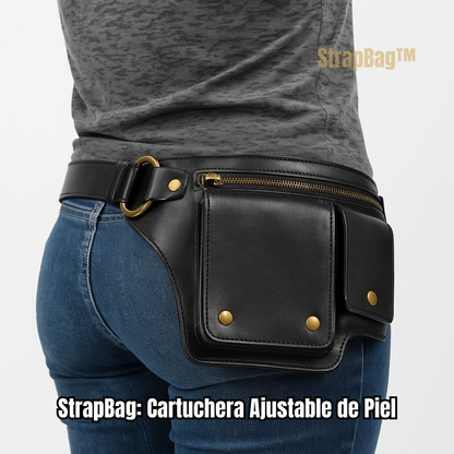 StrapBag: Cartuchera Ajustable de Piel