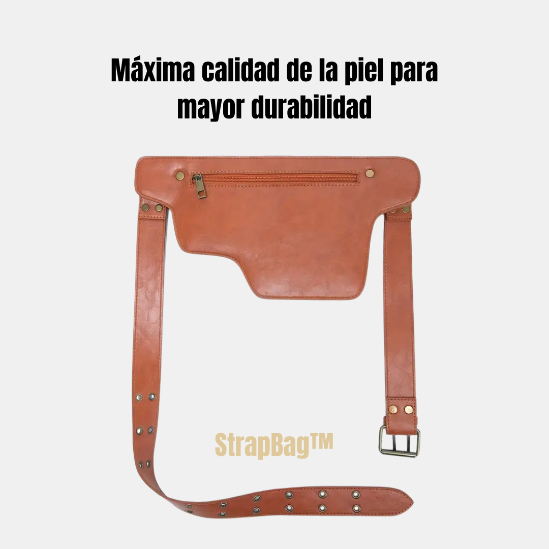 StrapBag: Cartuchera Ajustable de Piel