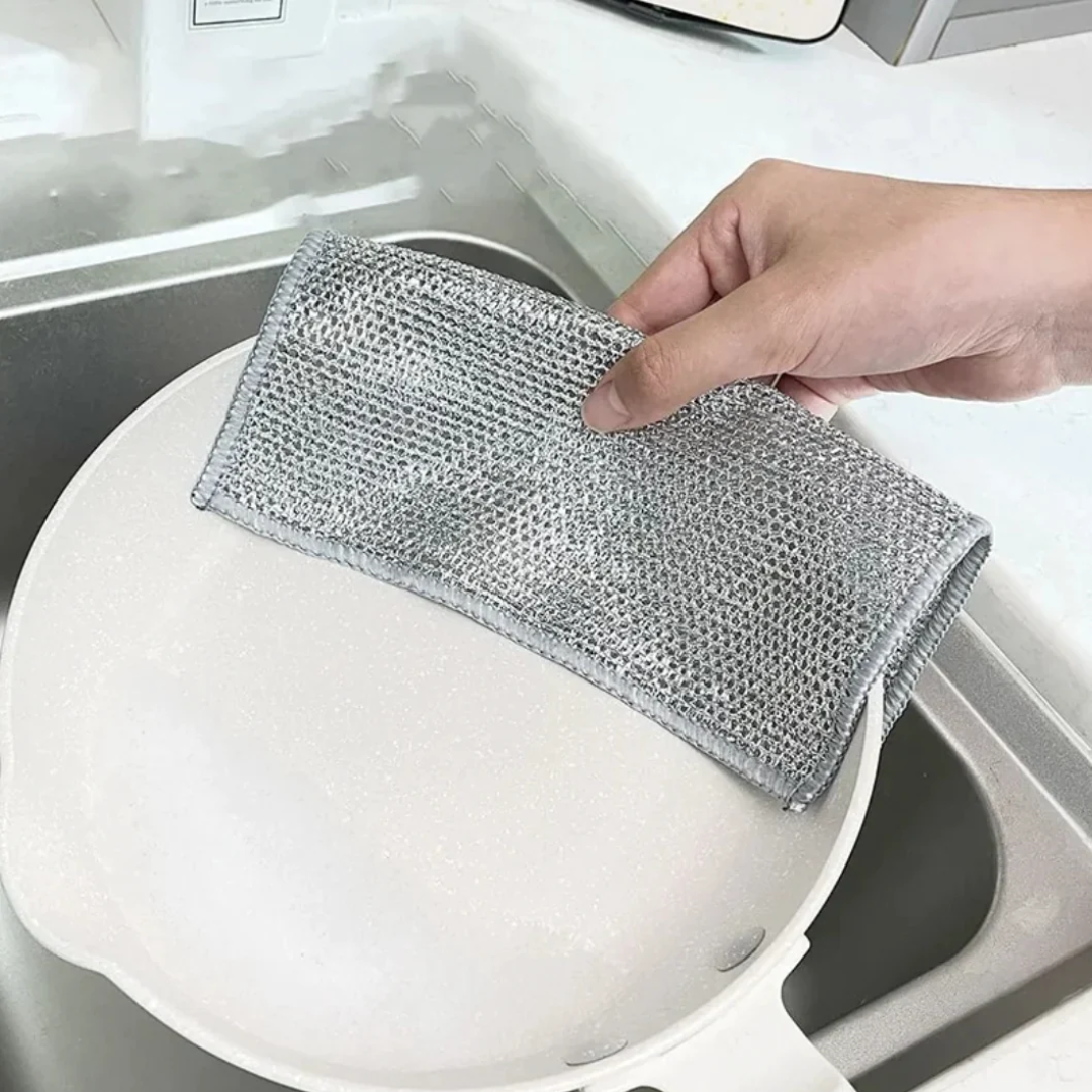 TRAPO DE ALAMBRE BRILLOMAX - ELIMINA TODO TIPO DE MANCHAS, HASTA LAS MÁS FUERTES