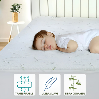 BambuGuard – Protector de Colchón Impermeable, Antiácaros y Transpirable