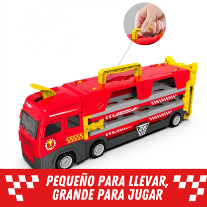 SpeedTrack | Mega Camión con Pista de Carreras Plegable