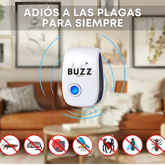 BuzzOff ® | Repelente eléctrico de plagas domésticas