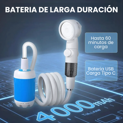 EasyShower: Ducha portátil recargable