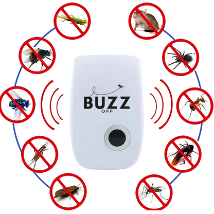 BuzzOff ® | Repelente eléctrico de plagas domésticas