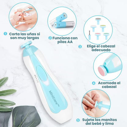 MiniCare: Lima eléctrica 6 en 1 Segura para Bebés