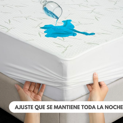 BambuGuard – Protector de Colchón Impermeable, Antiácaros y Transpirable