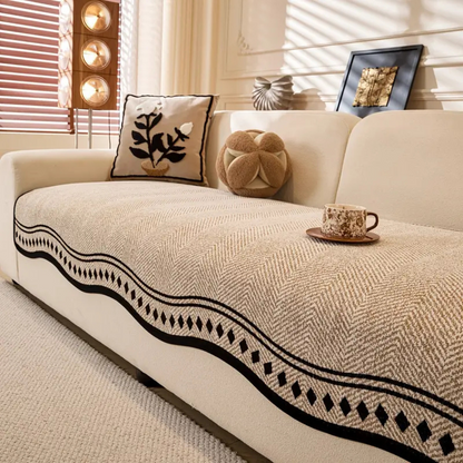 LuxeChenille: CubreSofá Protector