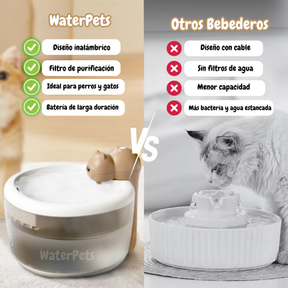 WaterPets: Bebedero filtrante para mascotas