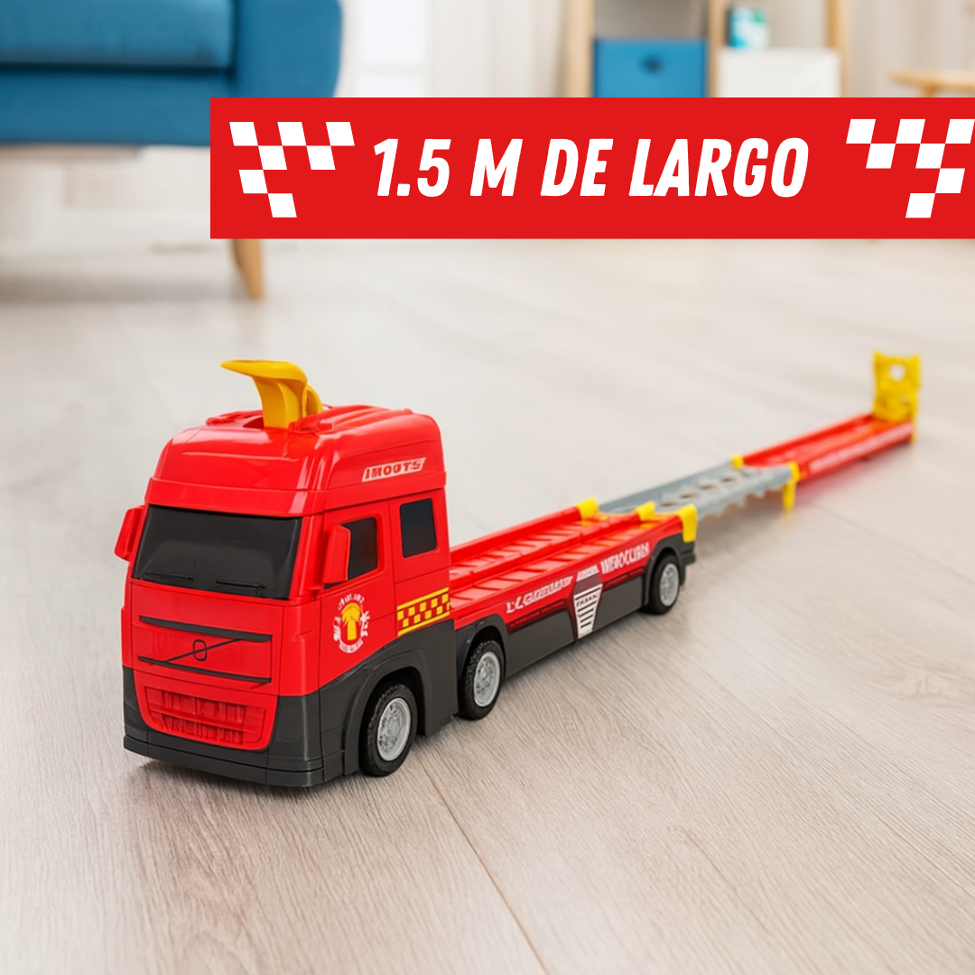 SpeedTrack | Mega Camión con Pista de Carreras Plegable
