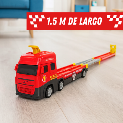 SpeedTrack | Mega Camión con Pista de Carreras Plegable