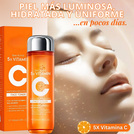 RadianceBoost™ – Tónico Facial Coreano con 5 Tipos de Vitamina C