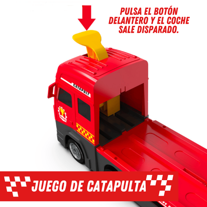 SpeedTrack | Mega Camión con Pista de Carreras Plegable