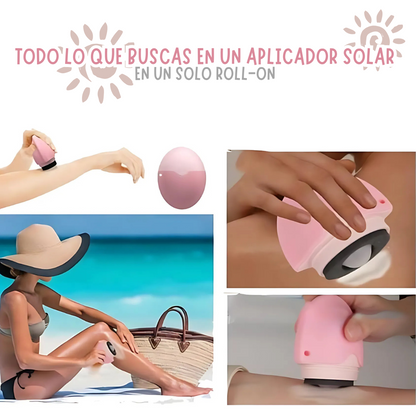 SunRoll: Aplicador de crema solar Roll-On